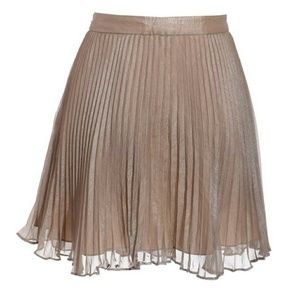 Club Monaco pleated mini skirt